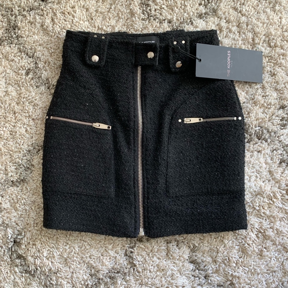 NWT The kooples tweed skirt